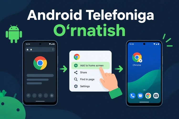 Android Telefoniga O‘rnatish