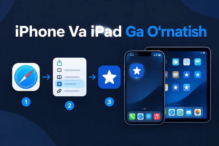 iPhone Va iPad Ga O‘rnatish