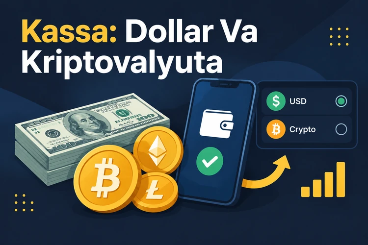 Kassa: Dollar Va Kriptovalyuta